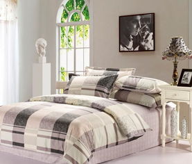 廠家直銷 斜紋環保印花條紋格子全棉床上用品四件套批發團購價格、圖片及材料詳解