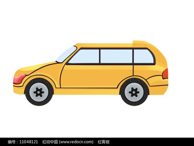 原創手繪插畫小汽車卡通素材PSD指南